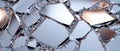Abstract background of shattered mirror pieces.