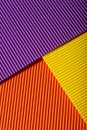 Abstract background of sheets of colored paper