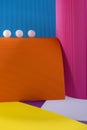 Abstract background of sheets of colored paper Royalty Free Stock Photo