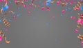 Abstract Background with Shining Colorful Balloons. Birthday, Party, Presentation, Sale, Anniversary and Club Design Royalty Free Stock Photo