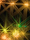 Abstract background with a shone Yellow star Royalty Free Stock Photo