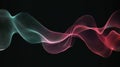 Dynamic Abstract Particle Wave Teal and Red Gradient Digital Mesh Background Royalty Free Stock Photo