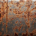 Heavily Rusted and Scratched Metal Texture Royalty Free Stock Photo