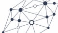 An abstract background showing a network of connected points and lines. vector design Generative AI Royalty Free Stock Photo