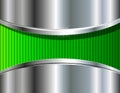 Abstract background silver green Royalty Free Stock Photo