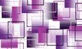 Abstract background with simple purple square or rectangle geometrical shapes Royalty Free Stock Photo