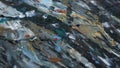 Abstract background from smears of oil paints close-up. Image with aspect ratio 16:9