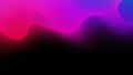 Abstract Gradient Waves of Pink Purple and Blue with Black Base background fluid Royalty Free Stock Photo