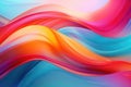 abstract background with smooth lines in blue, orange and pink colors, Abstract background featuring colorful twisted shapes in Royalty Free Stock Photo