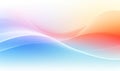 abstract background with smooth lines in blue, orange and pink colors. Royalty Free Stock Photo