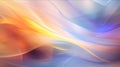 abstract background with smooth lines in blue, orange and yellow colors Royalty Free Stock Photo