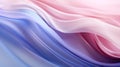 abstract background with smooth lines in blue and pink colors, digitally generated image Royalty Free Stock Photo