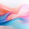 abstract background with smooth lines in blue, pink and white colors Royalty Free Stock Photo