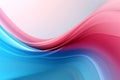 abstract background with smooth lines in blue, pink and white colors Royalty Free Stock Photo
