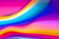 Abstract background with smooth lines in blue, pink and yellow colors. Generative AI Royalty Free Stock Photo