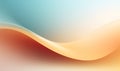 abstract background with smooth lines in orange, blue and yellow colors. Royalty Free Stock Photo