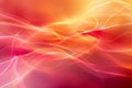 abstract background with smooth lines in orange, red and pink colors Royalty Free Stock Photo