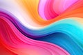 abstract background with smooth lines in pink, orange and blue colors, Abstract background. Colorful twisted shapes in motion, AI Royalty Free Stock Photo