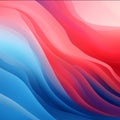 abstract background with smooth lines in red, blue and pink colors Royalty Free Stock Photo