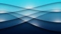 Smooth Blue and Teal Wavy Layers with Subtle Light and Shadow Effects abstract background Royalty Free Stock Photo