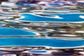 Abstract background of smooth water in the pool Royalty Free Stock Photo