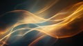 Abstract background with a smooth wave of light. Modern digital design
