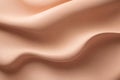 Abstract background smooth wave in peach fuzz tones