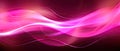 Abstract background with smooth waves in pink and magenta tones. Waved shaped lines transparent whispers background