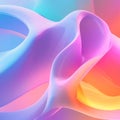 abstract background with smooth wavy lines in pink and blue colors Royalty Free Stock Photo