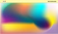 Abstract background in soft blue orange pink yellow green black color in colorful gradations Royalty Free Stock Photo