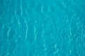 Abstract background of sparkling cool blue water in a swimming pool Royalty Free Stock Photo