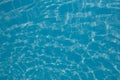 Abstract background of sparkling cool blue water in a swimming pool Royalty Free Stock Photo