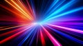 abstract background with speed lines and bokeh effect, computer generated images Royalty Free Stock Photo
