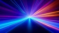 abstract background with speed lines and bokeh effect, computer generated images Royalty Free Stock Photo