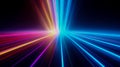 abstract background with speed lines and bokeh effect, computer generated images Royalty Free Stock Photo
