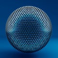 Abstract background, sphere, form. 3d illustration, 3d rendering Royalty Free Stock Photo