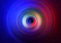 Abstract background of a spinning color circle.