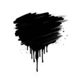 Abstract background. spray paint graffiti banners and ink splashes, ink blots. Spray Paint Vector Element Royalty Free Stock Photo