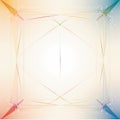 an abstract background with a square shape in the center Royalty Free Stock Photo