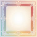 an abstract background with a square shape in the center Royalty Free Stock Photo