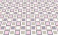 Abstract background with squares in perspective. Colorful vector illustration
