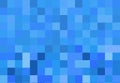 Abstract background of squares with shades of blue