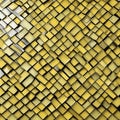 abstract background with squares a yellow and black mosaic tile pattern random Royalty Free Stock Photo
