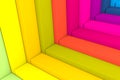 Abstract background stairs with box color