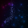 Abstract background of stars Royalty Free Stock Photo