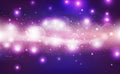 Abstract background, stars sparkle violet light shiny vector, galaxy cosmic concept Royalty Free Stock Photo