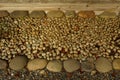 Abstract background of stones. Landscaping. Park path