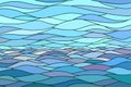 Abstract background with stylized wave and sky Royalty Free Stock Photo