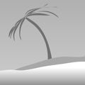 Background of summer in grayscale, curve 059 Royalty Free Stock Photo