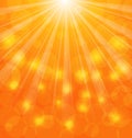 Abstract Background with Sun Light Rays Royalty Free Stock Photo